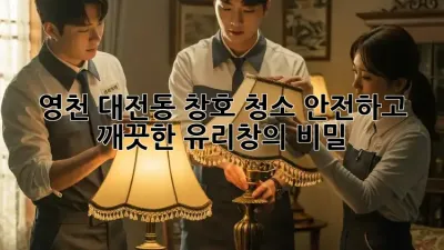 영천 대전동 창호 청소: 안전하고 깨끗한 유리창의 비밀